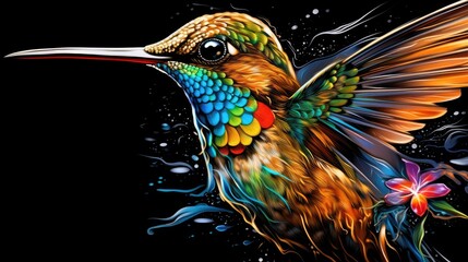 Sticker - bird of paradise