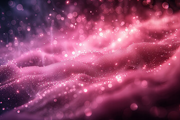 Wall Mural - Pink and purple background with a lot of sparkles