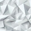 White geometric wallpaper design, abstract illustration generated with AI
