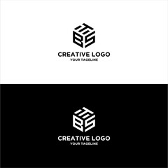 Wall Mural - creative letter BTS logo design vector