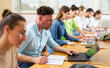 © JackF - University students in advanced training courses in the auditorium