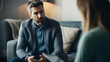 © Visual Aurora - A mental health professional conducting a therapy session