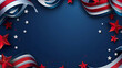© Ayesha - Happy Labor day banner, american patriotic background