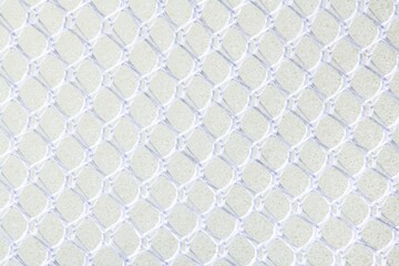 White net texture macro background