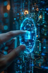 Wall Mural - the integration of technology, cybersecurity measures, and data protection are essential components 