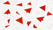 Confusion in choices and decisions Lack of leadership in management ,Red paper plane flying randomly ,3D rendering.