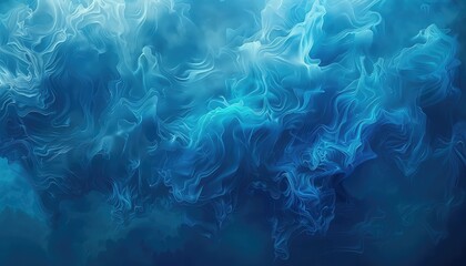 Wall Mural - smooth colorful computer wallpaper where blue teals fade into an indigo color
