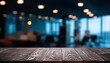 Blurred empty open space office. Abstract light bokeh at office interior background for design.