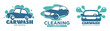Car Wash Service Logo Set