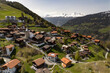 Switzerland village of Tschiertschen