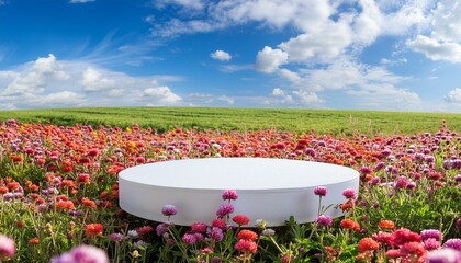 Wall Mural - flower field in the summer bouquet, pink, flora, beauty, floral, leaf, flowerpot, bloom, color, colorful, plants, grass, park