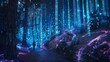 © paisorn - In a future where natural forests have all but disappeared, a digital forest stands as a poignant echo of the past
