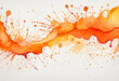 Orange splash banner watercolor background for textures backgrounds and web banners texture blank empty pattern with copy space for product