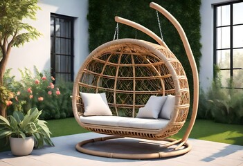 Wall Mural - chair in garden