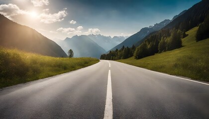 road in mountains