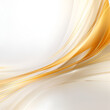 Gold wave abstract background illustration white background