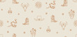 © NKTN - Seamless pattern cowboy boots, snake and cactus design elements