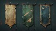 © Mark - An element design set of grungy banners. Vintage colour scheme.