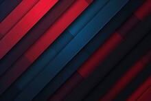 Red And Blue Gradient Background With Diagonal Lines