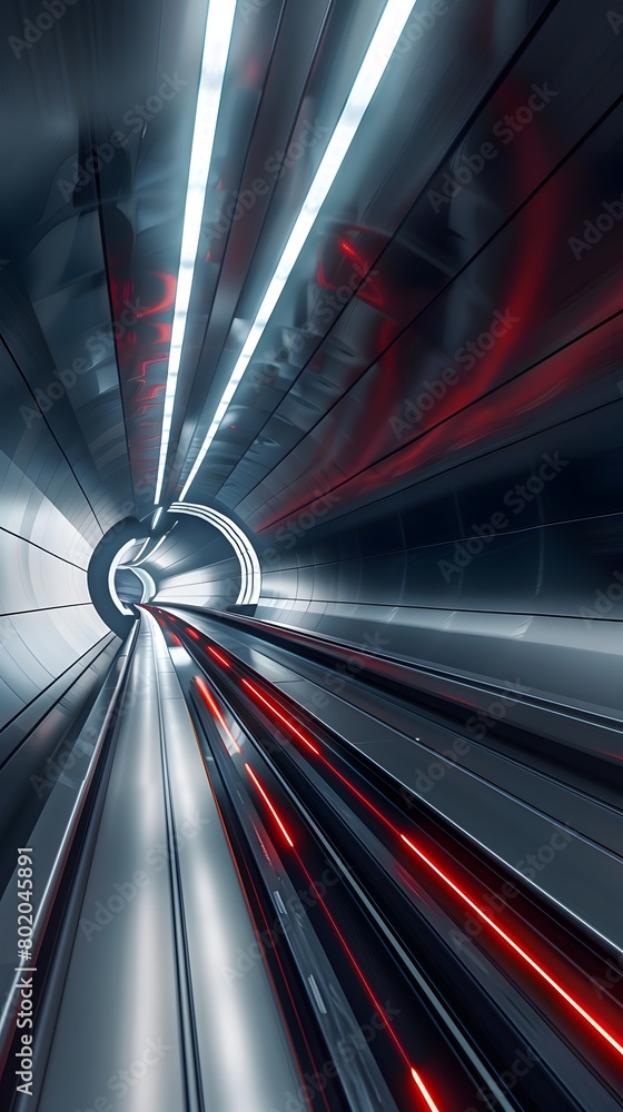 Ultra-Fast Ground Travel through Hyperloop Technology in a Modern ...