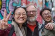 © Iigo - Group of friends having fun together in the city - Cheerful people having fun outdoors