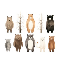 Sticker - set of animals