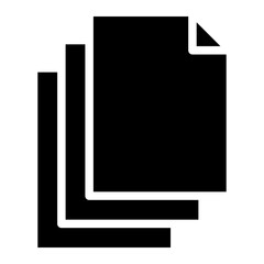 Poster - stack of document icon