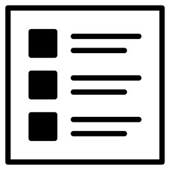 Poster - list icon