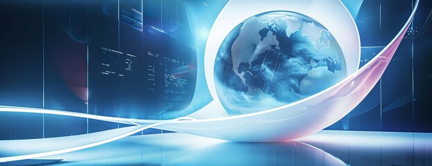Futuristic Business Background 