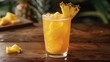 Honey Pineapple Punch Beverage Radiating Tropical Vibes