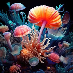 Canvas Print - anemone fish