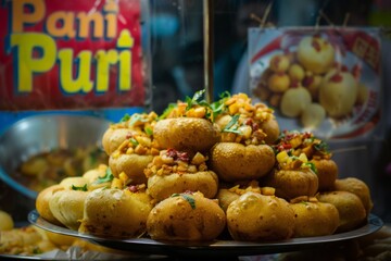 Wall Mural - Food pani puri