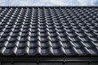 Elegant Black Ceramic Tiles House Roof