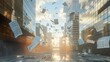 © imlane - Urban Serenity: The Ominous Charm of 2023 Architecture