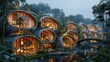 Biomimicry Architecture Meets Science Fiction at Nature Reserve Resort