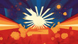 © Serhii - Philippine Independence Day, colorful graphic background wallpaper. AI generated.