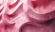 Closeup of vibrant pink wall with intricate wavy lines and swirling patterns for background or texture use in design