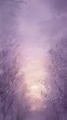 Fantasy floral watercolor, pastel, drawing romantic purple pink dawn background