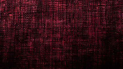 Wall Mural - Dark red woven fabric texture background. Generative AI.