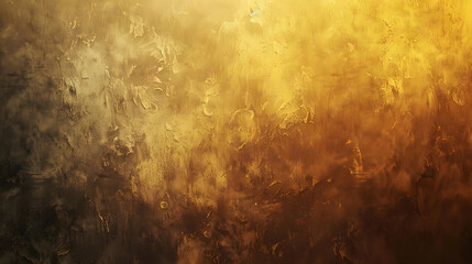 Wall Mural - grainy gradient background gray brown golden yellow glowing gradient background. generative ai.