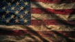Vintage American Flag: A Patriotic Tribute to Independence and Veterans Day