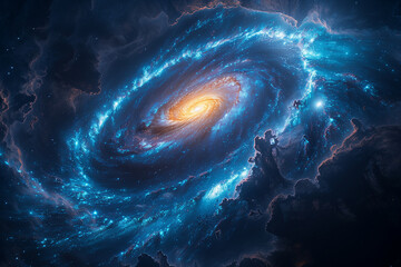 Wall Mural - space galaxy in space