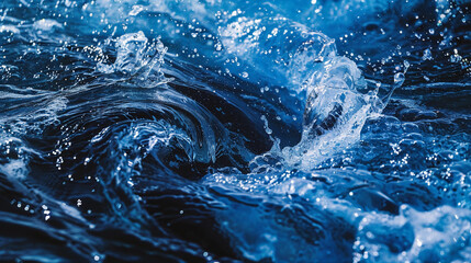blue water surface water, sea, ocean, blue, nature, landscape, photo, image, download, background, w