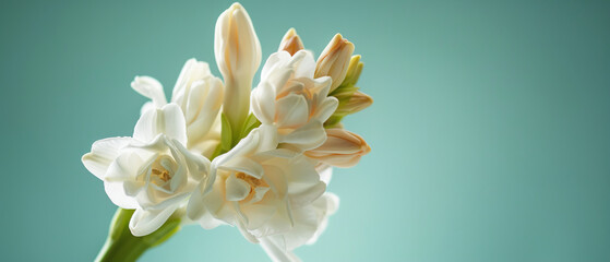 Wall Mural - close up about Tuberose flower