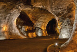 Fototapeta Kwiaty - Tuzluca salt mine used for halotherapy, Tuzluca, Turkey