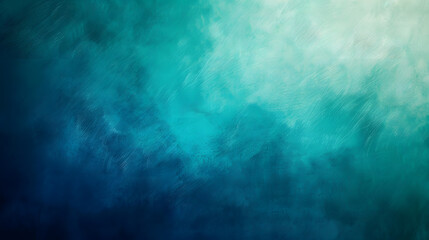 Wall Mural - teal green blue gradient background. generative ai.