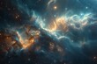 Abstract space background with nebula, stars and galaxies,  Elements of this image furnished by NASA