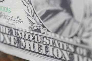 Wall Mural - One million dollar bill