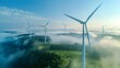 Combatting Climate Change: How Renewable Energy Businesses Reduce CO Emissions Sustainably. Concept Renewable Energy, CO Emissions, Climate Change, Sustainability, Businesses