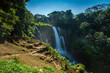 The beautiful trail to go down to the Pulhapanzak waterfall on Lake Yojoa. Honduras